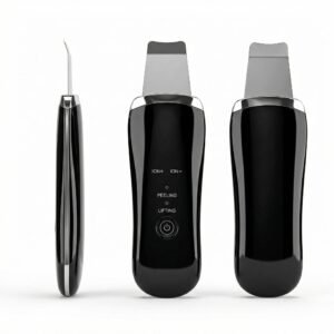Electric Ultrasonic Skin Scrubber Face Spatula Home Ultrasonic Skin Scrubber Facial Cleaner Handheld Mini Derma Galvanica Tightening Face Scrubber Machine Skin Scrubber USB Ultrasonic