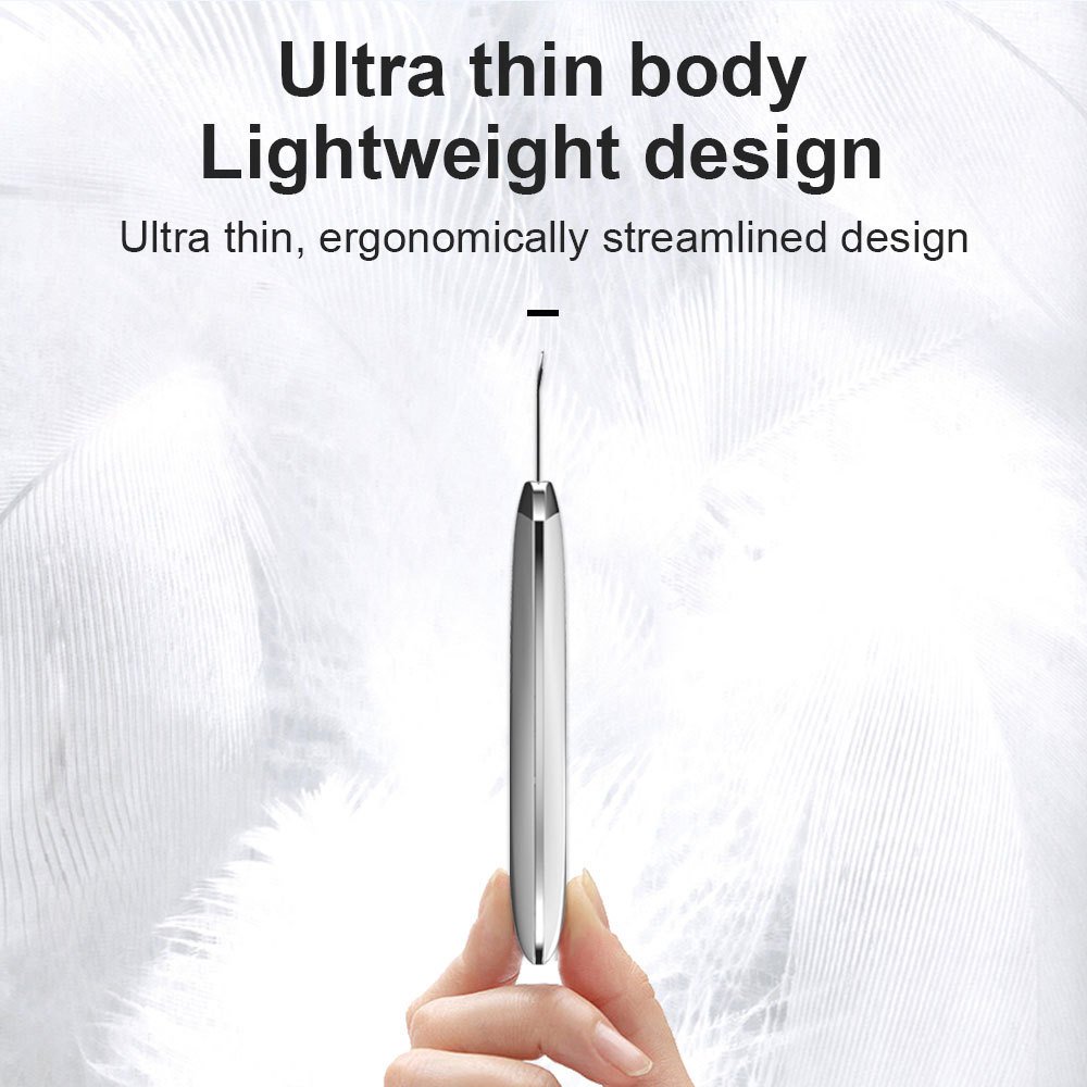 Electric Ultrasonic Skin Scrubber Face Spatula Home Ultrasonic Skin Scrubber Facial Cleaner Handheld Mini Derma Galvanica Tightening Face Scrubber Machine Skin Scrubber USB Ultrasonic - Image 9