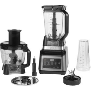 Ninja BN800UK 3-in-1 Food Processor Blender & Smoothie Maker Grey Multi-Function Kitchen Appliance