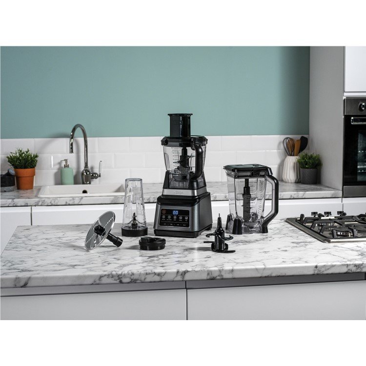 Ninja BN800UK 3-in-1 Food Processor Blender & Smoothie Maker Grey Multi-Function Kitchen Appliance - Image 2