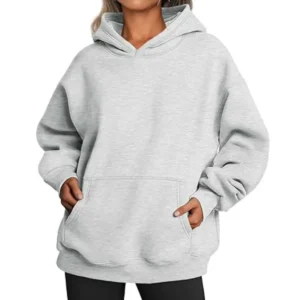 Trendy Queen Womens Oversized Hoodies Fleece Sweatshirts Fall Fashion Pullover Sweaters Winter Clothes