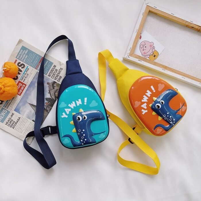 Children’s Cute Cartoon Hard Shell Chest Bag - Image 2