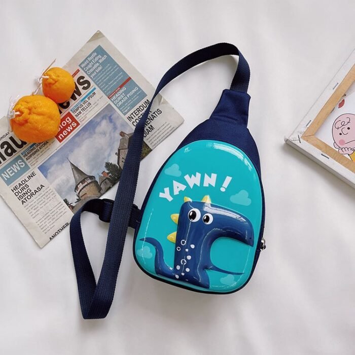 Children’s Cute Cartoon Hard Shell Chest Bag - Image 3